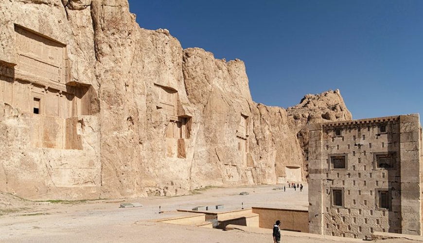 Compasssimo-Tourists visiting Naghsh-e Rustam Necropolis-Things to do in Shiraz