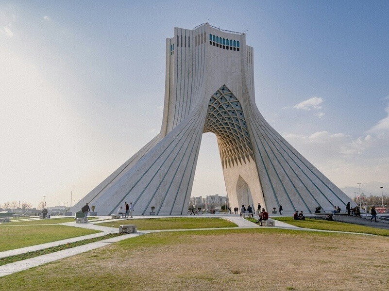 Compassimo-Panoramic view of Azadi Tower-Tehran