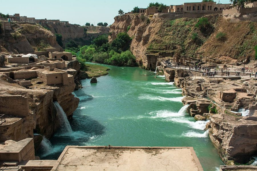 Compassimo-Shushtar Historical Hydraulic System-Shushtar_Iran-Wikicommons