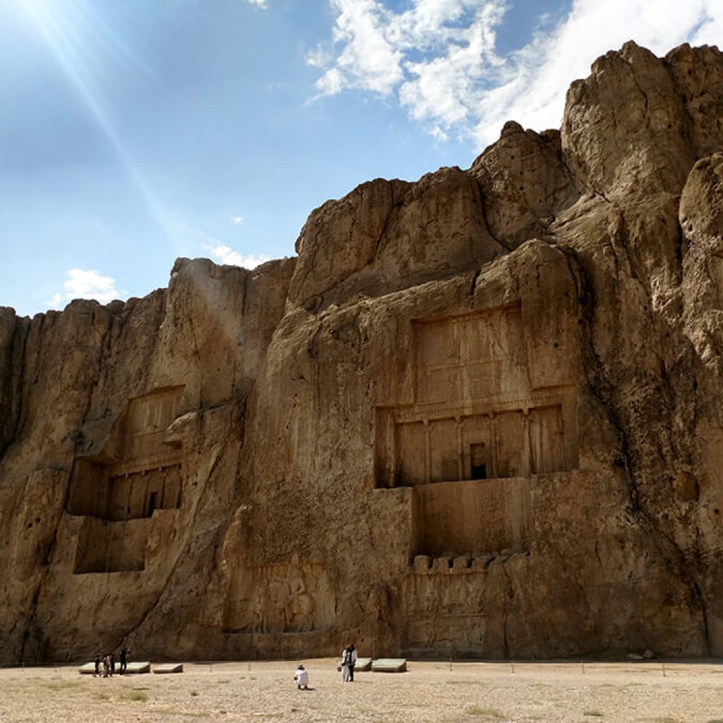 Compassimo-Naghsh-e Rustam Necropolis Landscape in Shiraz-Iran