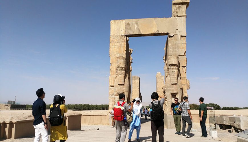 Compassimo-Tourists in Persepolis-Takht-e Jamshid-Shiraz-Iran