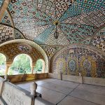 Compassimo-Karim Khani Nook Architecture in Golestan Palace-Tehran