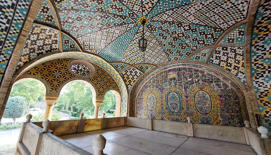 Compassimo-Karim Khani Nook Architecture in Golestan Palace-Tehran