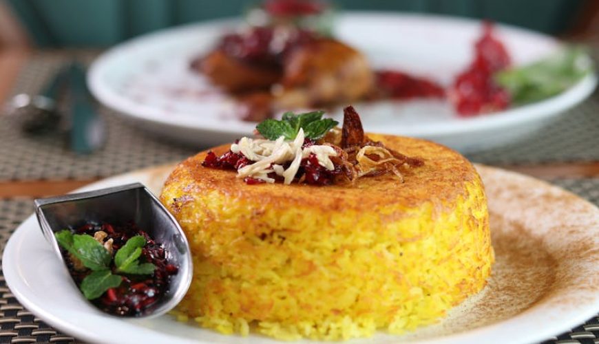 Compassimo-saffron rice dish-Persian food-Iran