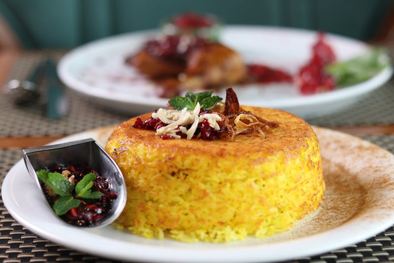 Compassimo-saffron rice dish-Persian food-Iran