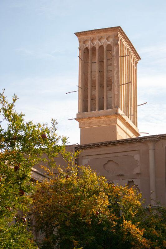 Compassimo-A historic windcatcher in Yazd UNESCO World Heritage Site-Iran