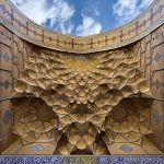 Compassimo-Eastern iwan of Jameh Mosque of Isfahan