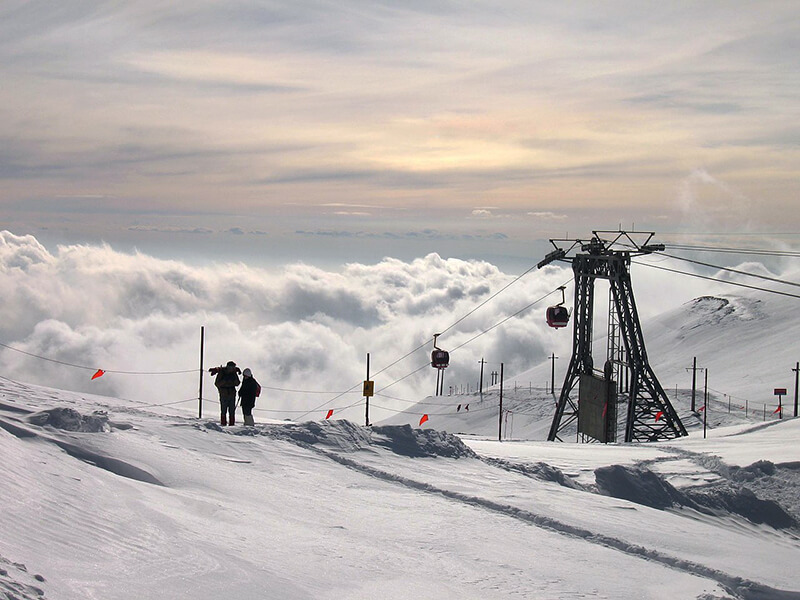 Compassimo-The last telecabin station at Tochal mountain-Tehran-Iran