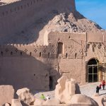 Compassimo-Visitors in Bam Citadel exploring-Kerman