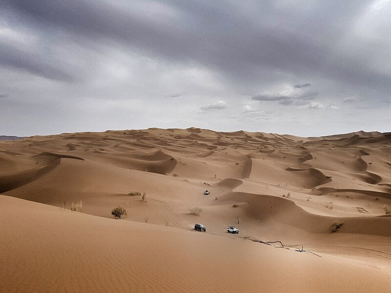 Compassimo-Bozorg Rig in Lut Desert-Kerman