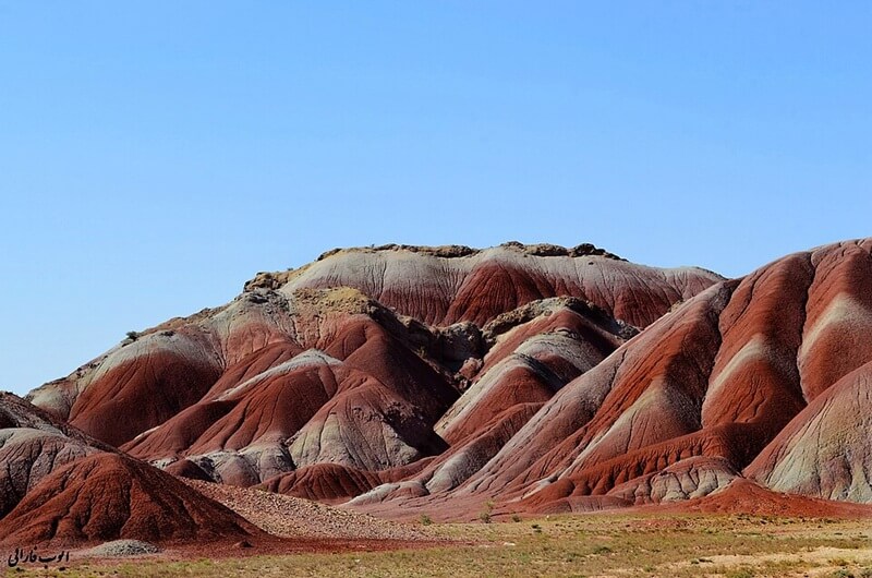 Compassimo-Rainbow Mountains Panoramic view-Mianeh-Tabriz