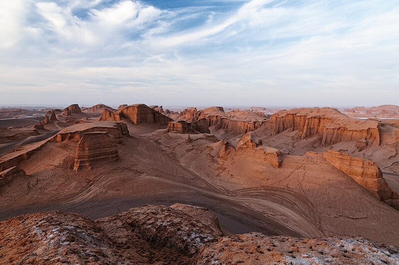 Compassimo-View to the northeast from the Shahdad Kaluts